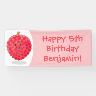 Lona Ilustracion de personalizado de linché rosado