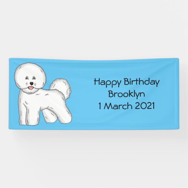 Lona Ilustracion de personalizado de perro frito de Bic (Horizontal)