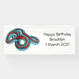 Lona Ilustracion de personalizado de serpiente de San F