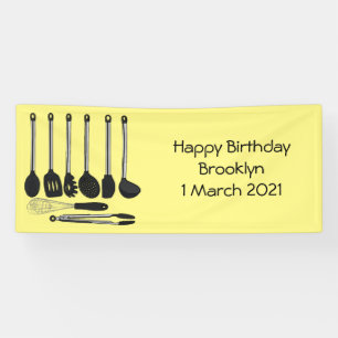Lona Ilustracion de personalizados utensiales de cocina