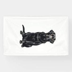 Lona Ilustración de retrato de perro Labrador Retriever