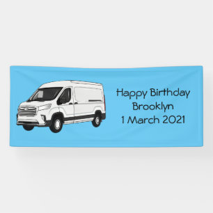 Lona Ilustracion del personalizado de la camioneta de e
