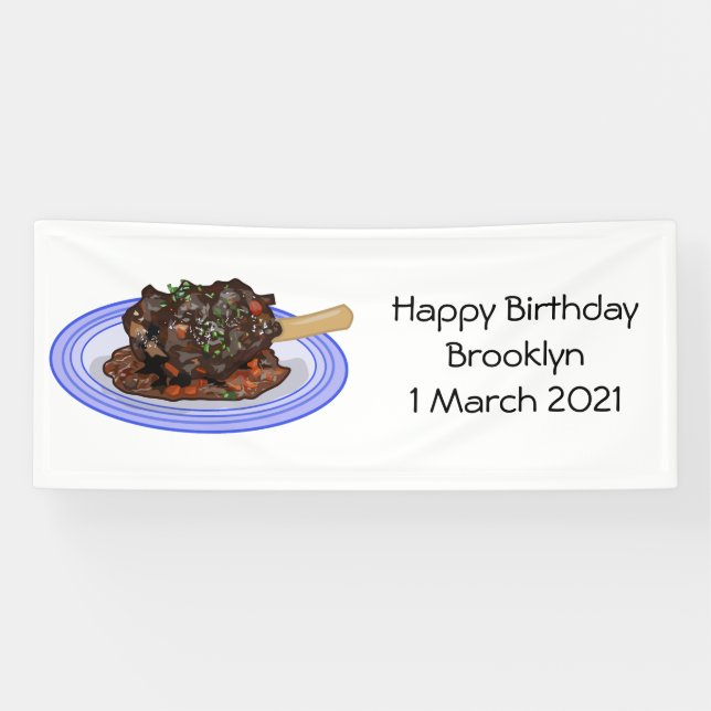 Lona Ilustracion del personalizado del costillar de cor (Horizontal)