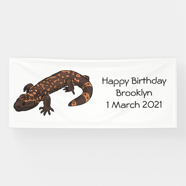 Lona Ilustracion monstruo personalizado Gila (Horizontal)