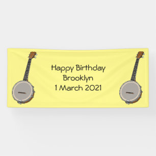 Lona Ilustracion personalizado Banjo