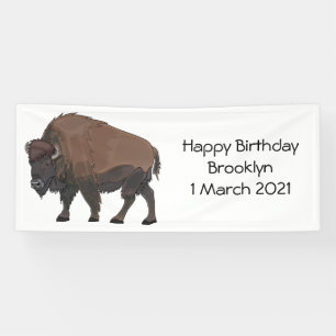Lona Ilustracion personalizado Bison