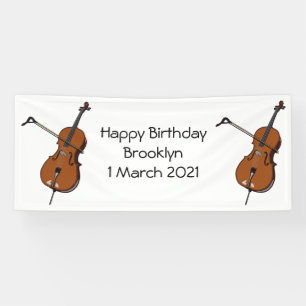 Lona Ilustracion personalizado Cello