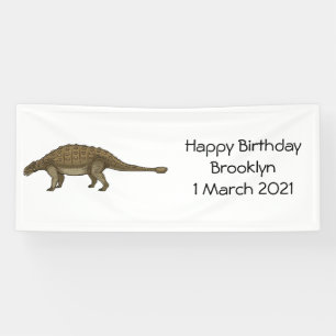 Lona Ilustracion personalizado de Ankylosaurus