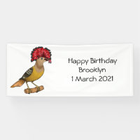 Ilustracion personalizado de aves Royal flycatcher