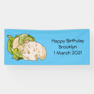 Lona Ilustracion personalizado de coliflor