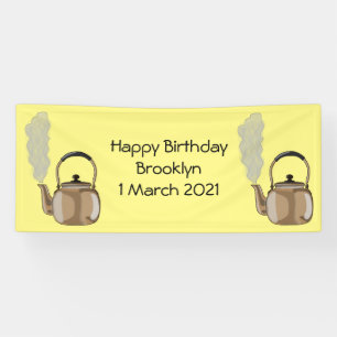 Lona Ilustracion personalizado de estopa o hervidor de 