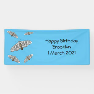 Lona Ilustracion personalizado de mariposa leopardo gig