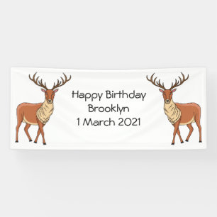 Lona Ilustracion personalizado de renos