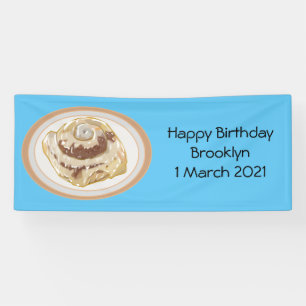 Lona Ilustracion personalizado de rollo de canela