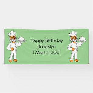 Lona Ilustracion personalizado de tigre gracioso