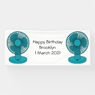 Lona Ilustracion personalizado de ventilador