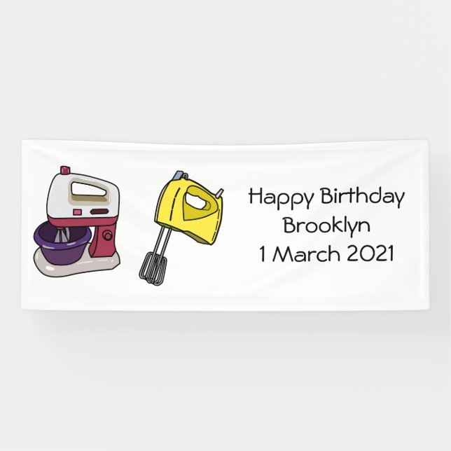 Lona Ilustracion personalizado mezclador (Horizontal)