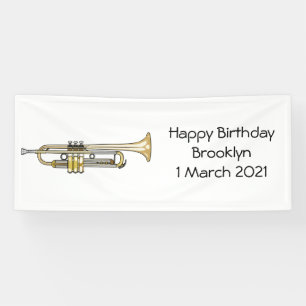 Lona Ilustracion personalizado Trumpet
