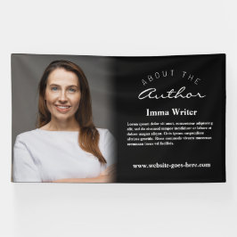 Lona Imagen y biografía del autor minimalista y elegant