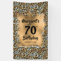 Impresión de animales leopardos