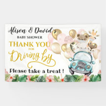 Impulso por Baby Shower WELCOMR BANNER | Safari Cu