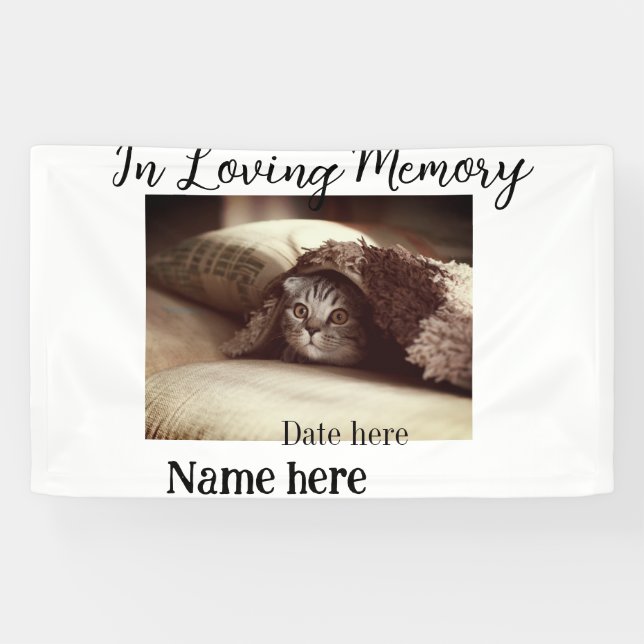 Lona In loving memory memorial keepsake add pet name (Horizontal)