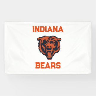 Lona Indiana Bears Flag