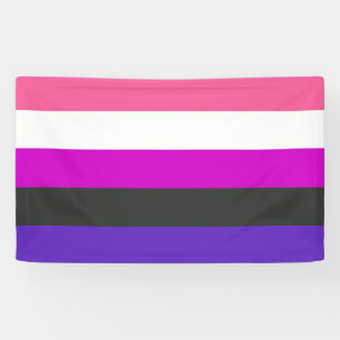 Lona Indicador de orgullo de líquido de género