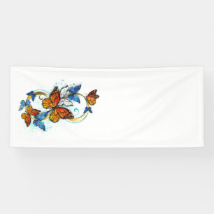 Lona Infinidad de mariposas monarca