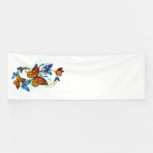 Lona Infinidad de mariposas monarca