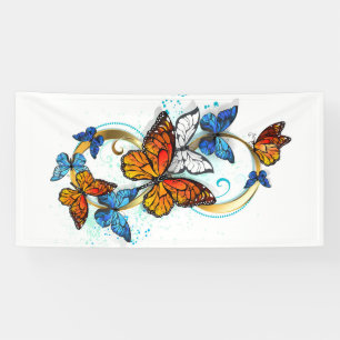 Lona Infinidad de mariposas monarca