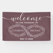 Infinito burgundy botánico romántico elegante