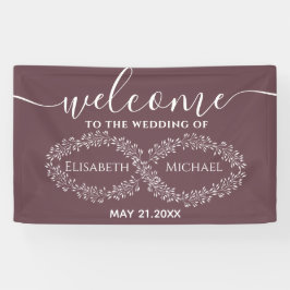 Lona Infinito burgundy botánico romántico elegante