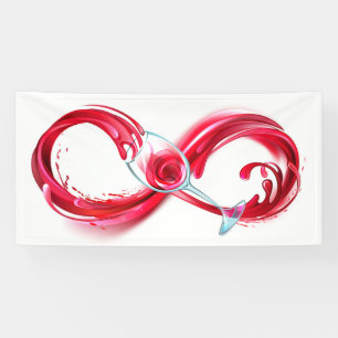 Lona Infinito con vino Rojo