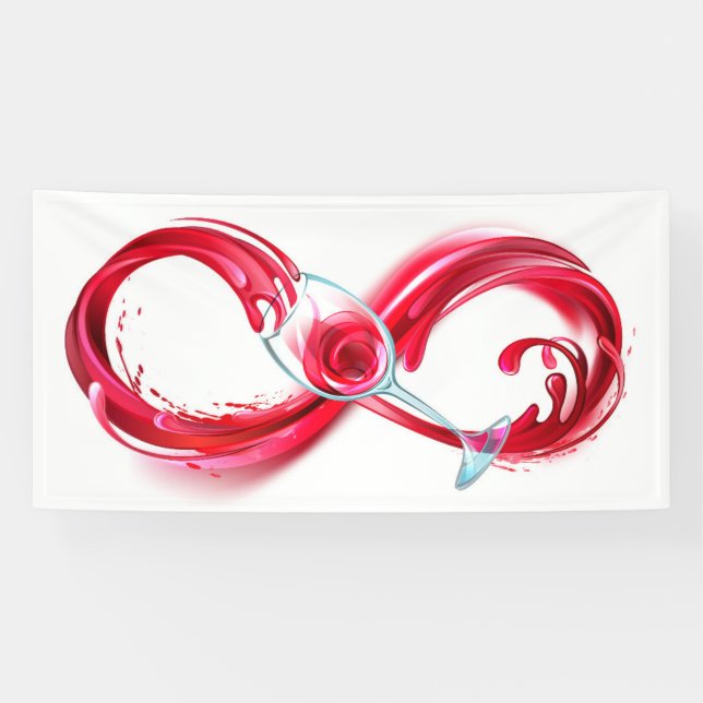 Lona Infinito con vino Rojo (Horizontal)