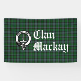Lona Insignia Escudo Clan Mackay y Tartán
