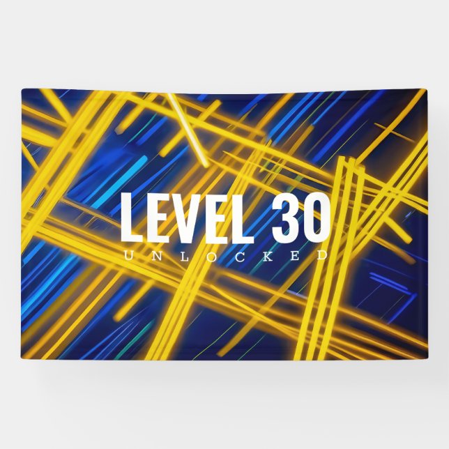 Lona Intense Futuristic Neon Chaotic Digital Light (Horizontal)