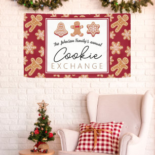 Lona Intercambio de cookies de Navidades de banners per