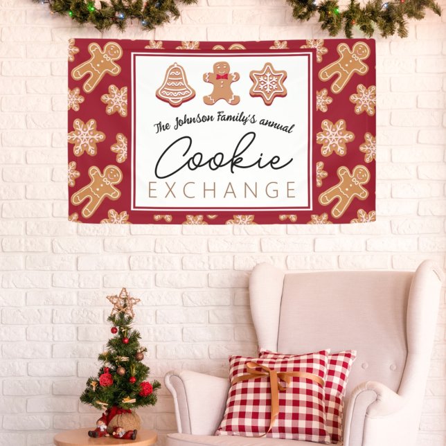 Lona Intercambio de cookies de Navidades de banners per (Subido por el creador)