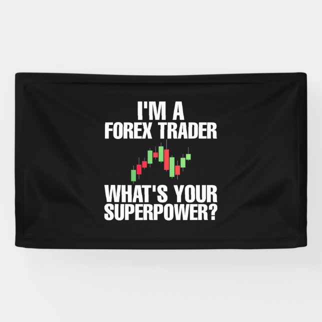 Lona Inversionista Soy Un Comerciante De Forex (Horizontal)