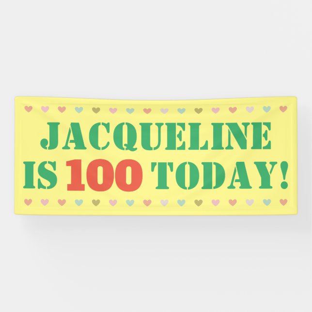 Lona Invitación de cumpleaños (Horizontal)