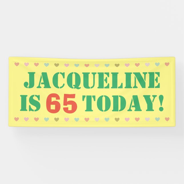 Lona Invitación de cumpleaños (Horizontal)