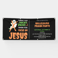 Invitación de Halloween cristiano de NO HOCUS POCU