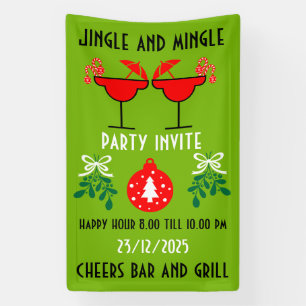 Lona Invitación del Fiesta de bebidas de cócteles de va