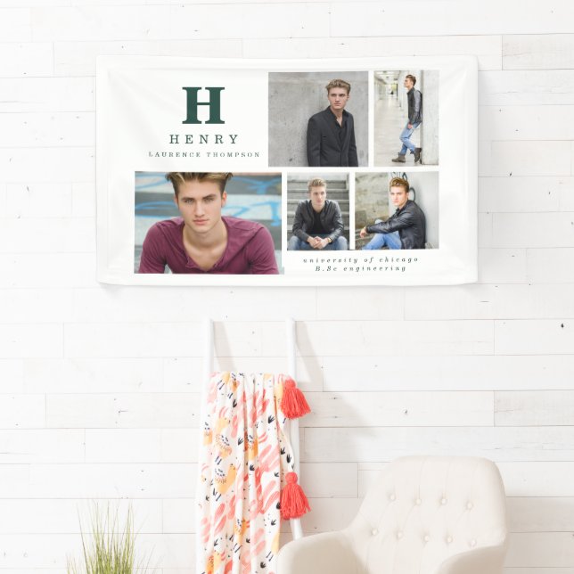 Lona Invitación inicial de varios graduados de fotograf (In situ)