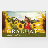 Invitación moderna de graduación de foto de giraso