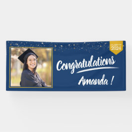 Lona Invitación personalizada de graduación fotográfica