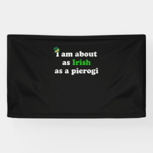 Lona Irlandés gracioso como Pierogi Irlanda Polonia Foo