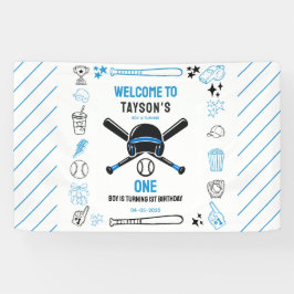 Lona It’s Game Time Baseball 1st Birthday – Fun Kids