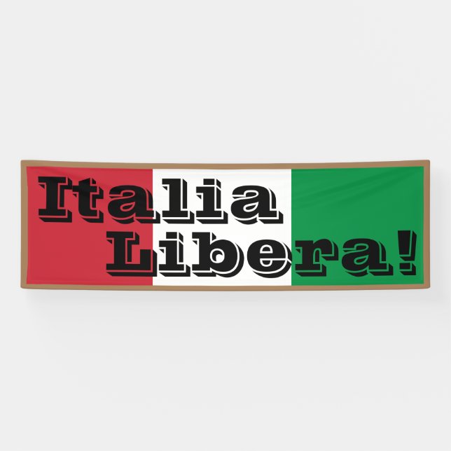 Lona Italia Libera (Horizontal)